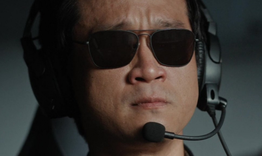 Black Frame Aviator Sunglasses Worn by Eugene Kim as Captain Paul Yung