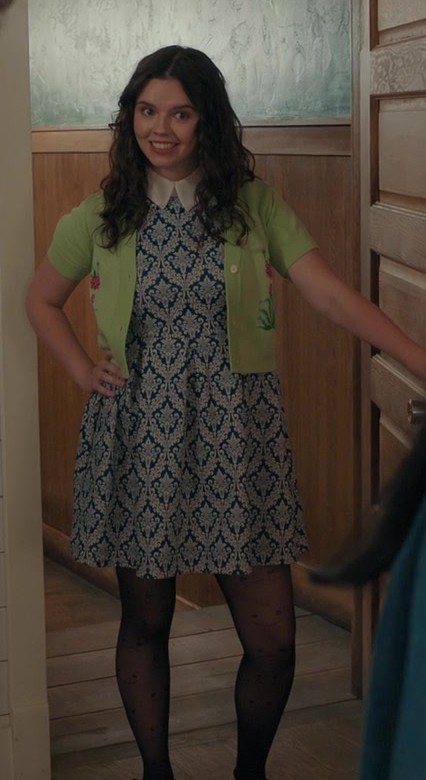 Worn on My Life with the Walter Boys TV Show - Geometric Print Mini Dress of Ellie O'Brien as Grace