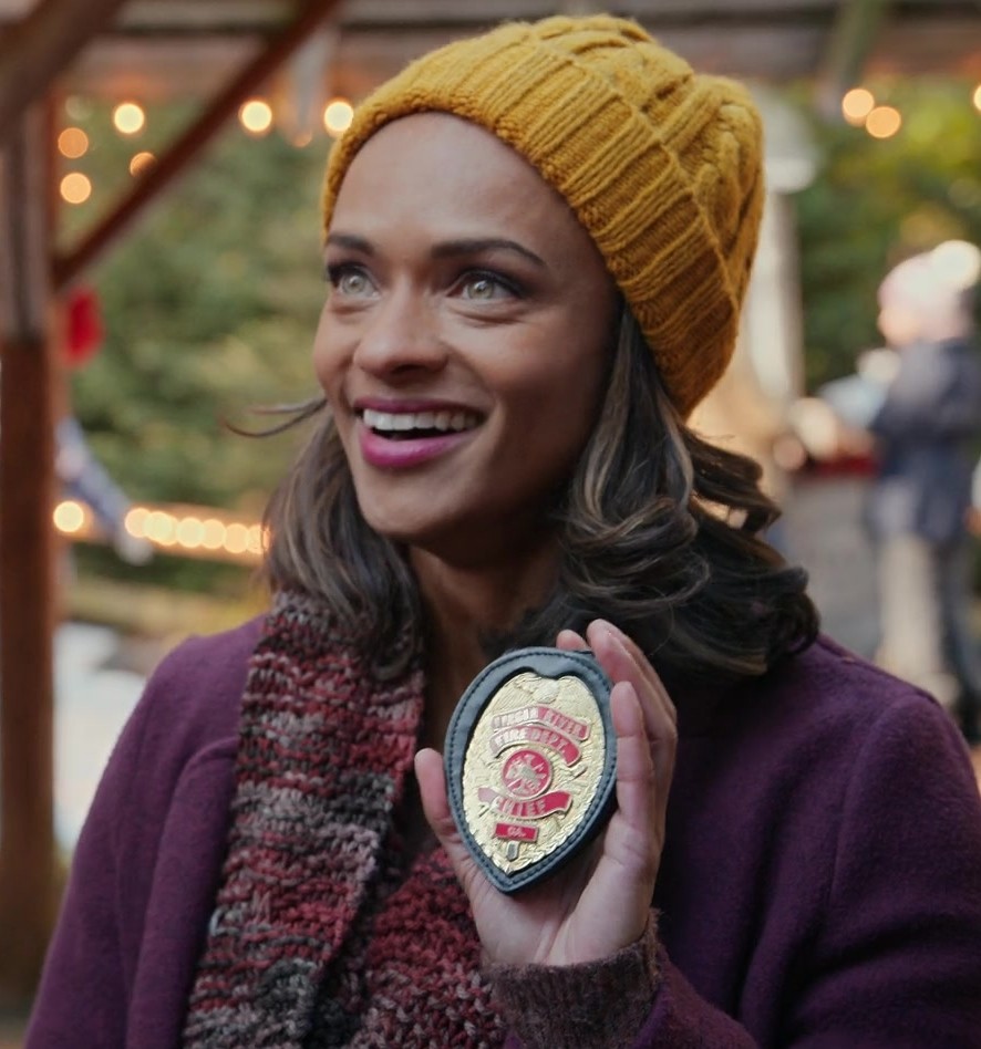 Worn on Virgin River TV Show - Mustard Knit Beanie of Kandyse McClure as Kaia
