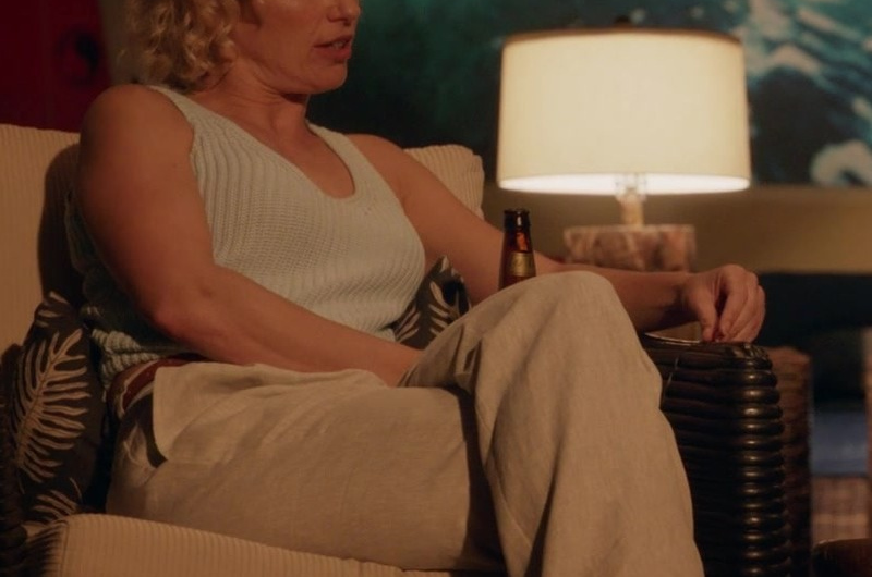 Textured Knit Tank Top Worn by Perdita Weeks as Juliet Higgins