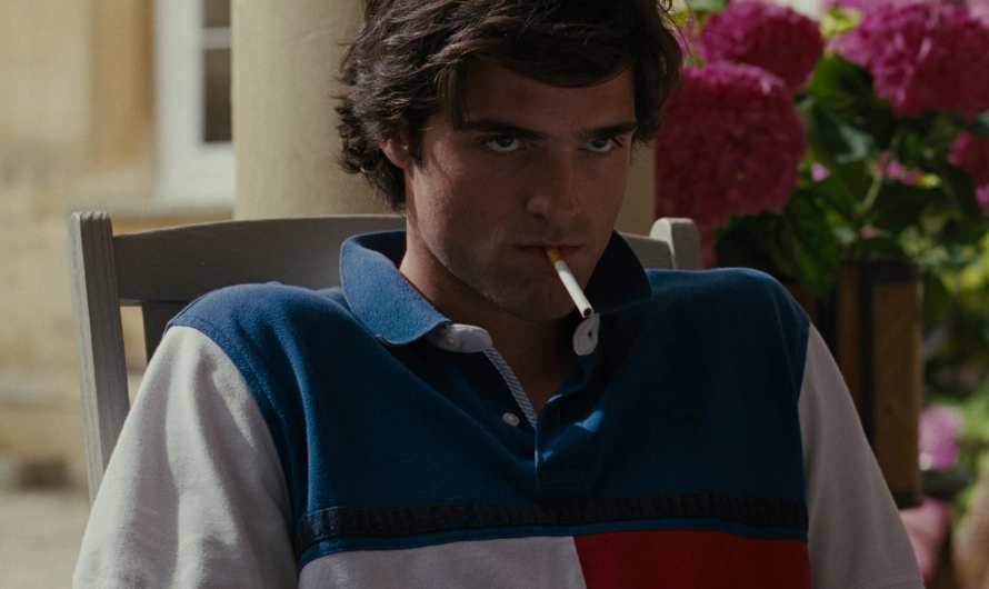 Color Block Polo Shirt of Jacob Elordi as Felix Catton