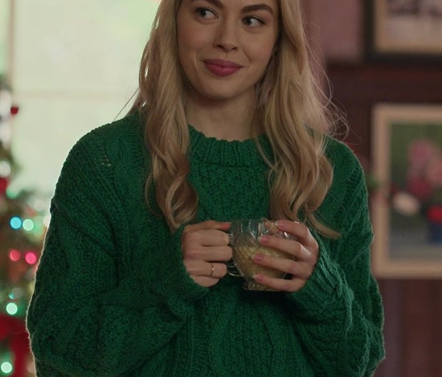 Green Knit Sweater Worn by Sarah Dugdale as Lizzie