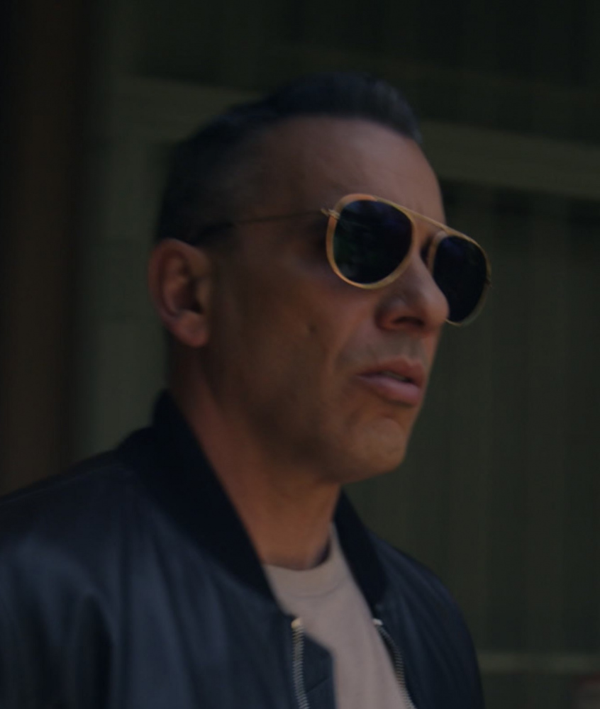 gold frame sunglasses - Sebastian Maniscalco (Danny) - Bookie TV Show