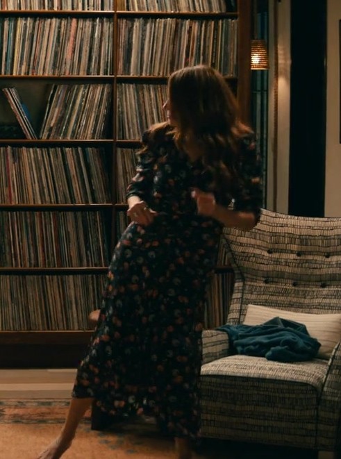 Floral Print Black Maxi Dress of Julia Roberts as Amanda Sandford from Leave the World Behind (2023) Movie
