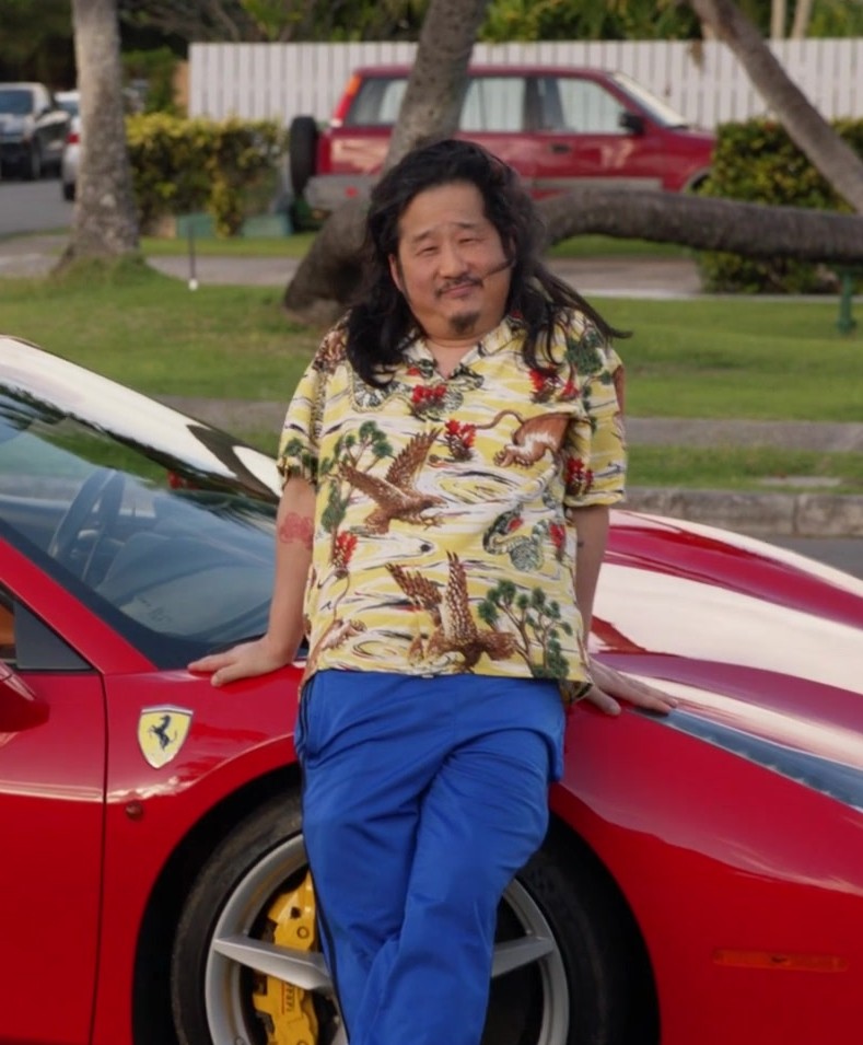 Animal Print Hawaiian Shirt Worn by Bobby Lee as Jin Jeong from Magnum P.I. TV Show