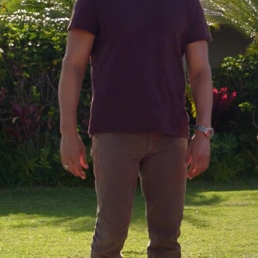 Casual Brown Flat Shoes of Jay Hernandez as Thomas Magnum