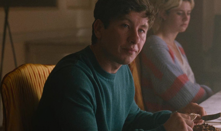 Classic Teal Crew Neck Sweater of Barry Keoghan as Oliver Quick