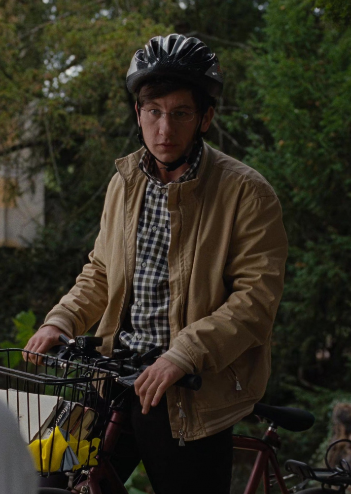 classic utility jacket in beige - Barry Keoghan (Oliver Quick) - Saltburn (2023) Movie