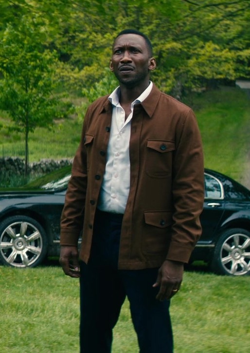 Brown Overshirt of Mahershala Ali as G.H. Scott from Leave the World Behind (2023) Movie