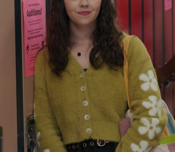 Floral Print Cardigan Worn by Ellie O’Brien as Grace