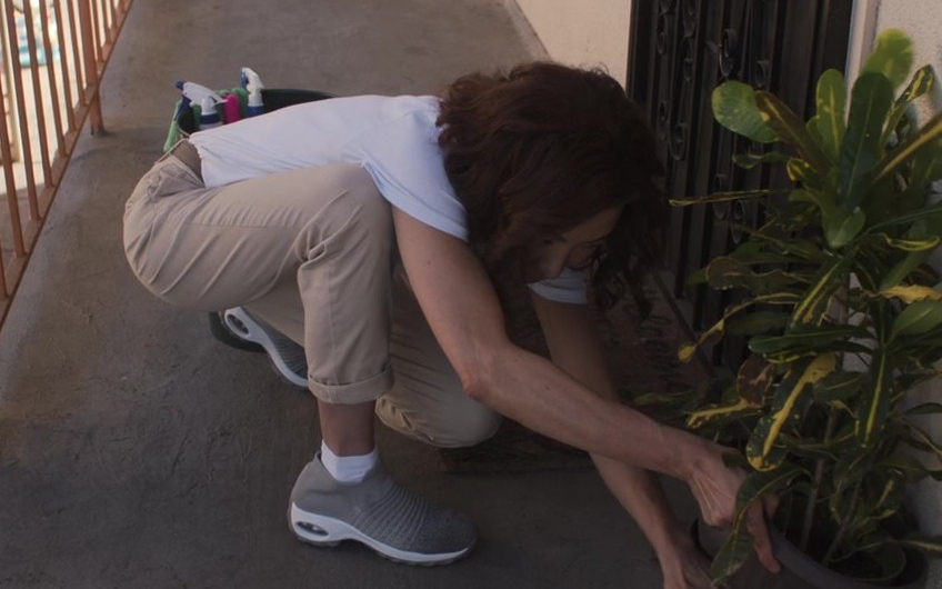 Breathable Knit Sneakers Worn by Michelle Yeoh as Eileen “Mama” Sun
