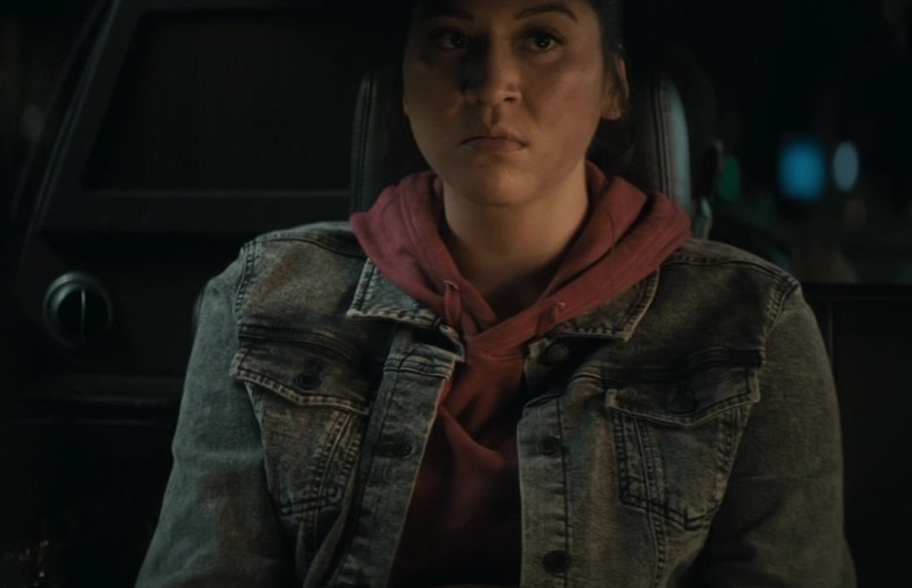 Washed Denim Jacket Worn by Alaqua Cox as Maya Lopez