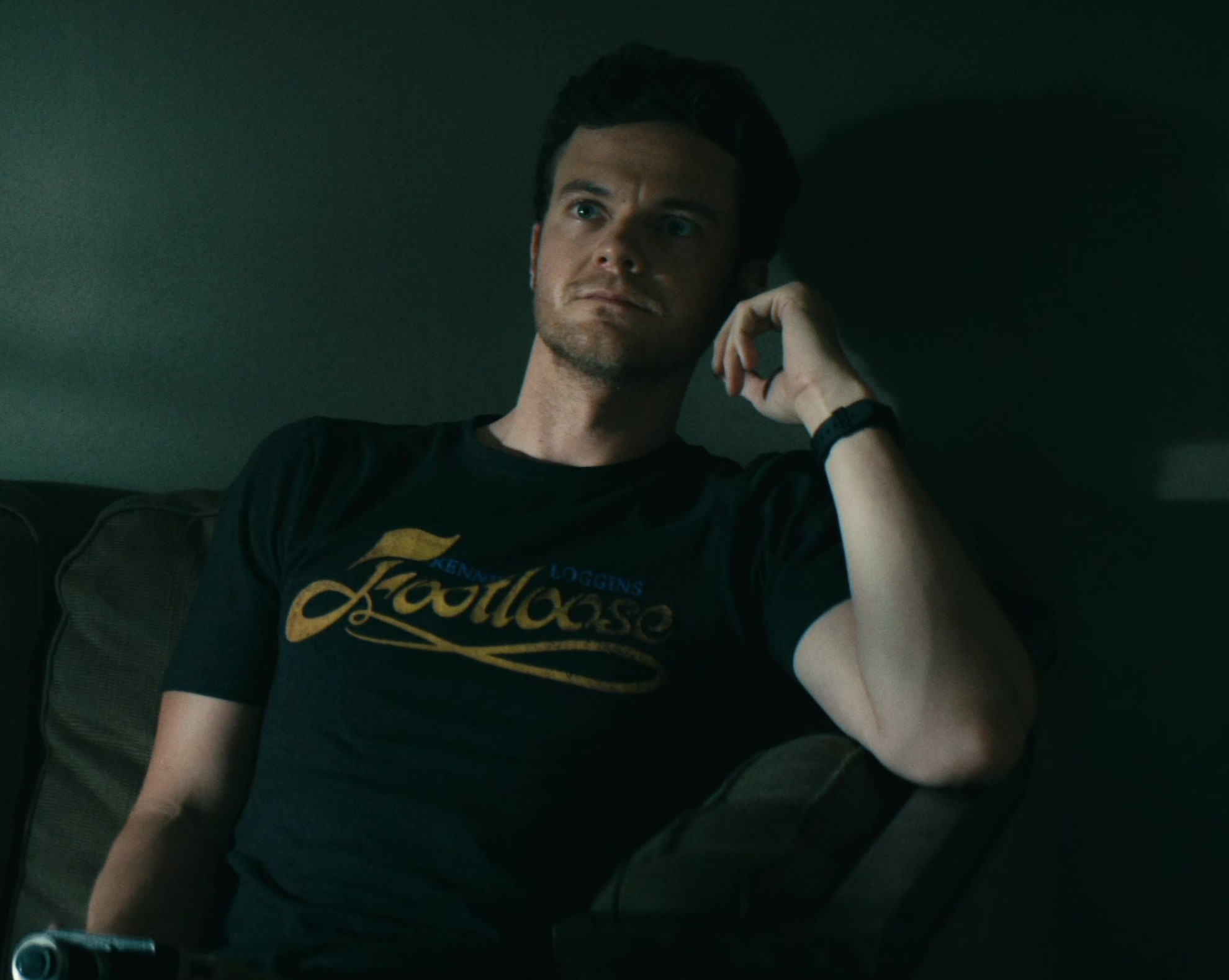 Worn on The Boys TV Show - Kenny Loggins – Footloose T-Shirt Worn by Jack Quaid as Hughie Campbell