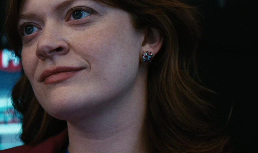 Multicolored Gemstone Stud Earrings of Colby Minifie as Ashley Barrett