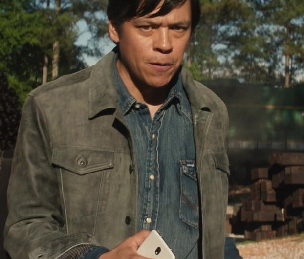 Suede Field Jacket of Chaske Spencer as Henry “Black Crow” Lopez