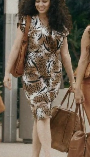 Leopard Print Shirt and Skirt Combo Worn by Aurora Cossio as Estella
