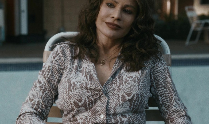 Snake Pattern Button-Up Shirt Worn by Sofía Vergara as Griselda Blanco