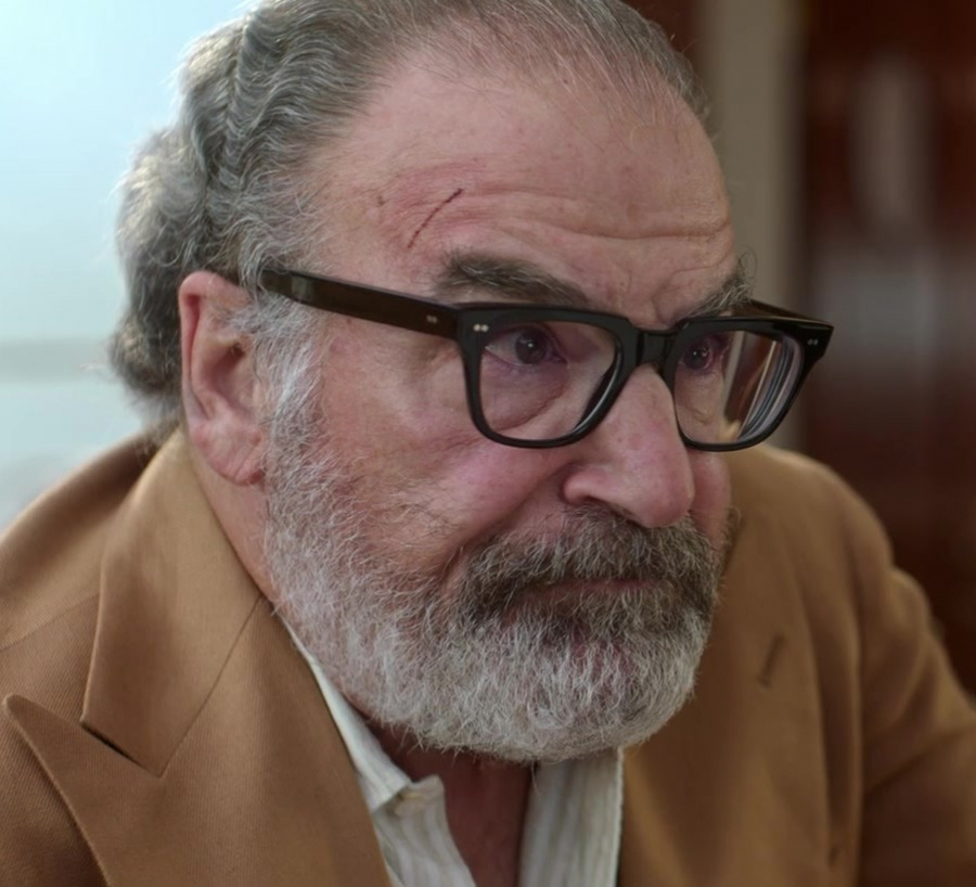 Classic Thick Frame Retro Eyeglasses Worn by Mandy Patinkin as Rufus Coteworth