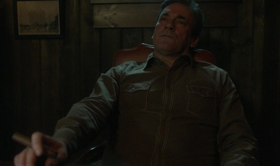 Western Style Shirt Worn by Jon Hamm As Sheriff Roy Tillman