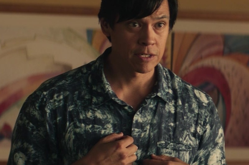 Tie-dye Button Up Long Sleeve Shirt of Chaske Spencer as Henry “Black Crow” Lopez