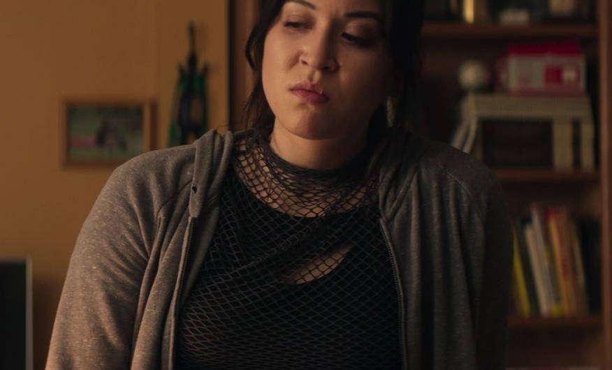 Black Mesh Fishnet Top Worn by Alaqua Cox as Maya Lopez