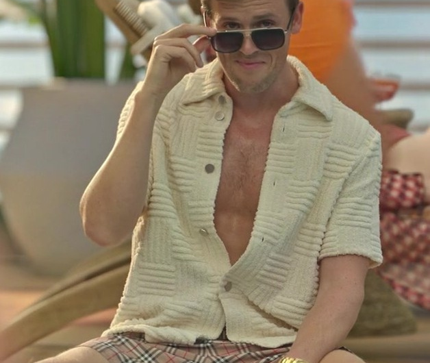 Aviator Frame Sunglasses of Jack Cutmore-Scott as Tripp