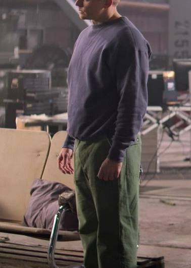 Purple Washed Sweatshirt Worn by Billy Magnussen as Magnus