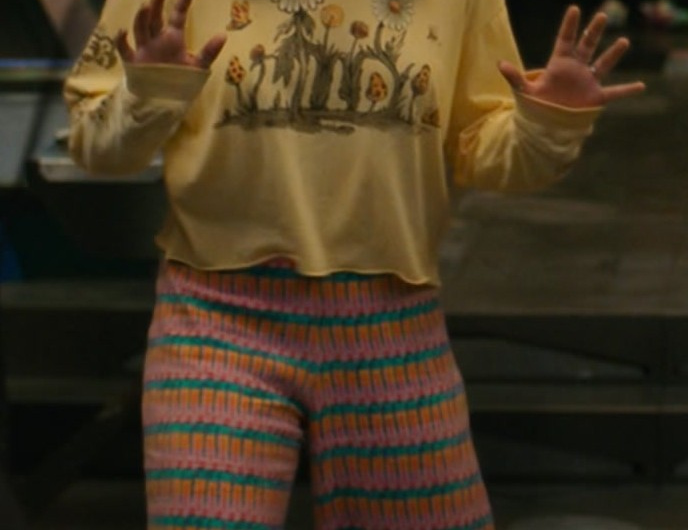 Vibrant Multicolored Geometric Patterned Casual Trousers of Iman Vellani as Kamala Khan / Ms. Marvel