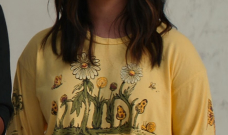 Wildflower Print Crewneck Pullover Worn by Iman Vellani as Kamala Khan / Ms. Marvel