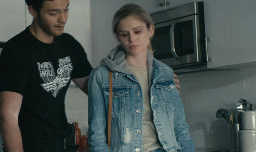 Light Wash Denim Jacket with Ripped Detail Worn by Erin Moriarty as Annie January / Starlight