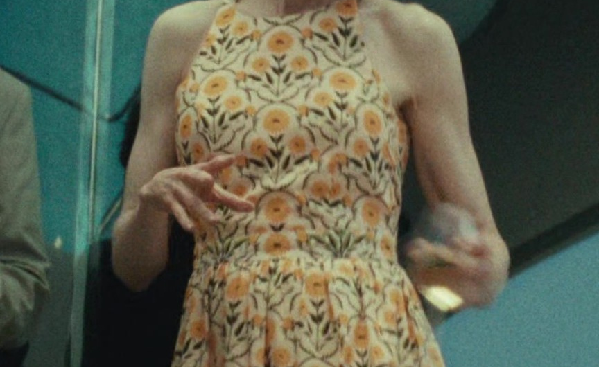 Sunny Floral Halter Neck Midi Dress Worn by Nicole Kidman as Margaret Woo