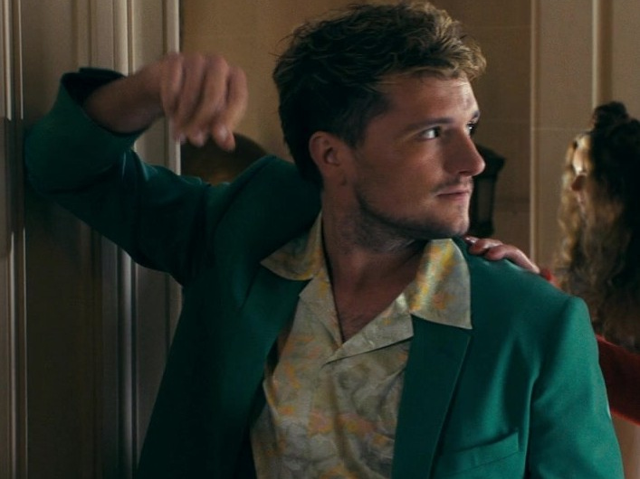 Silk Floral Shirt Worn by Josh Hutcherson as Derek Danforth