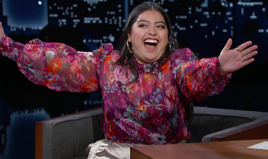 Floral Elegance Bishop Sleeve Blouse Worn by Keyla Monterroso Mejia as Maria Sofia