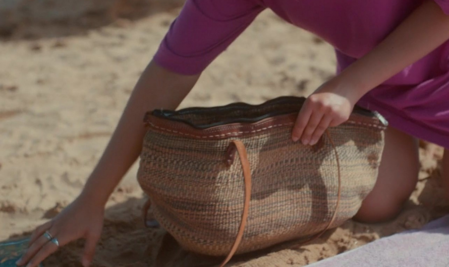 Woven Beach Tote of Ambika Mod as Emma Morley