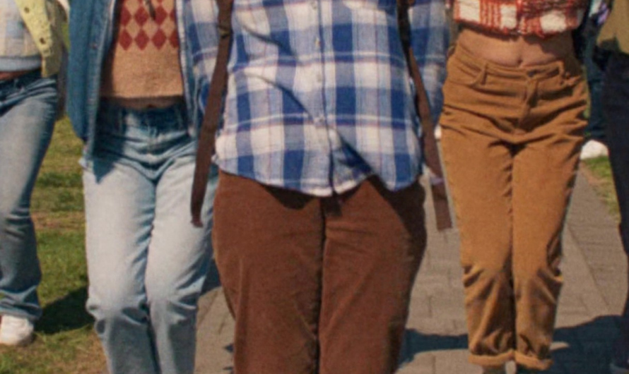 Brown Corduroy Pants Worn by Angourie Rice as Cady Heron