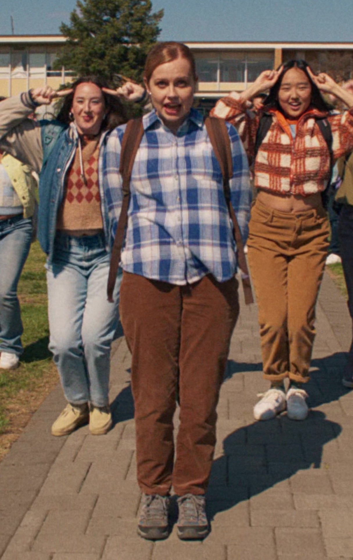 Brown Corduroy Pants Worn by Angourie Rice as Cady Heron