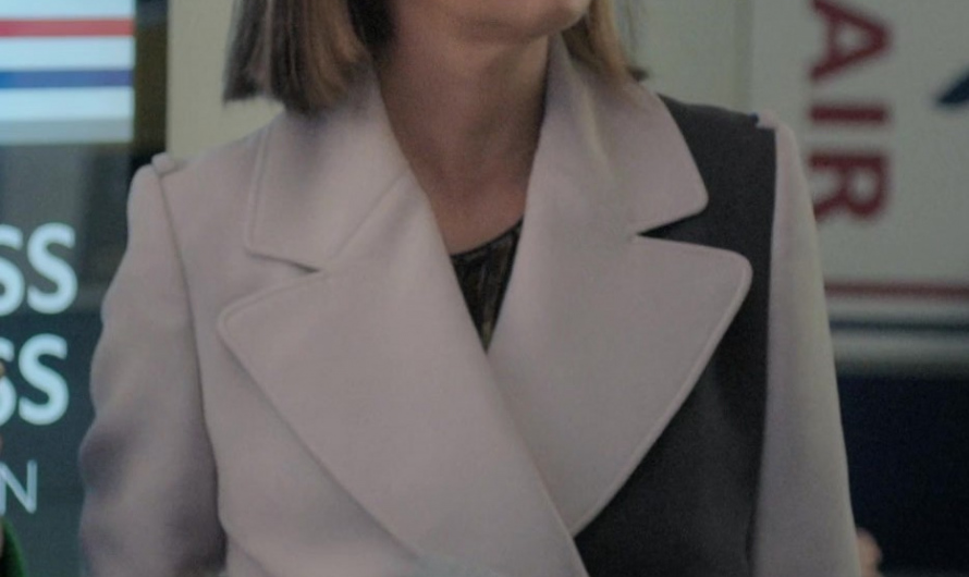 Patchwork Trench Coat Worn by Marisa Tomei as Claire Dupont