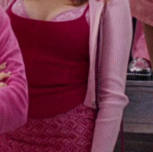 Red Shoulder Bag of Bebe Wood as Gretchen Wieners
