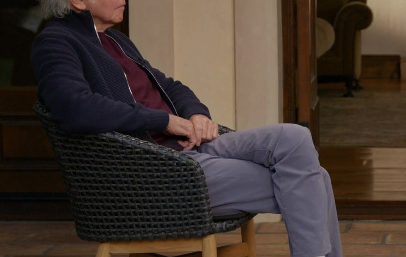 Brown Low Top Suede Sneakers Worn by Larry David