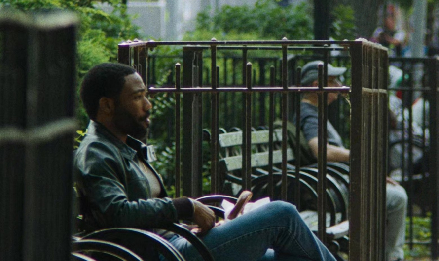 Black Leather Boots of Donald Glover as John Smith
