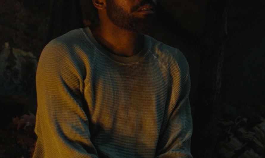 Thermal Waffle Knit Top of Donald Glover as John Smith