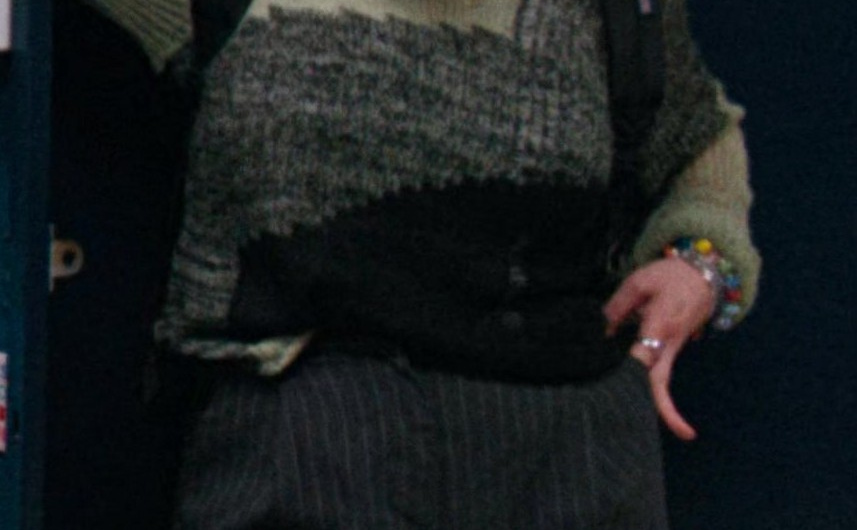 Pinstripe High-Waisted Pants of Auliʻi Cravalho as Janis ‘Imi’ike