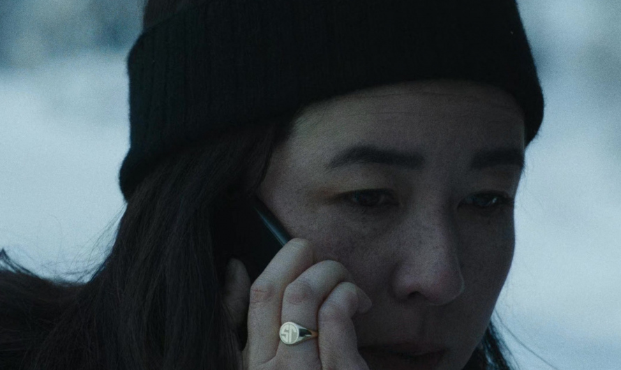 Engraved JS Initial Gold Ring of Maya Erskine as Jane Smith