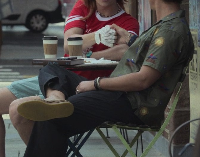 Brown Leather Huarache Sandals of Augustus Prew as Brannagan