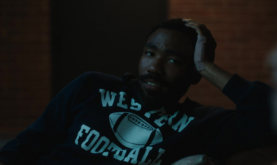 Western Football Hoodie of Donald Glover as John Smith