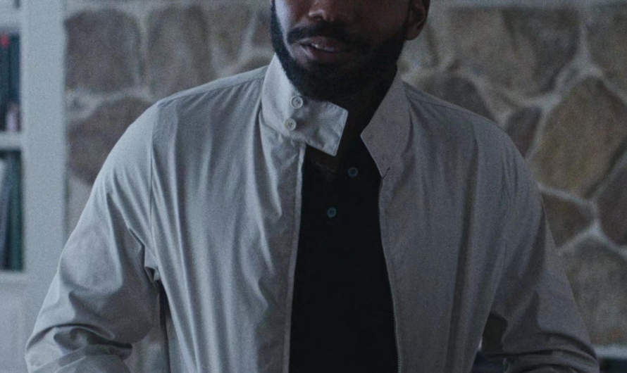 Light Beige Cotton Jacket of Donald Glover as John Smith