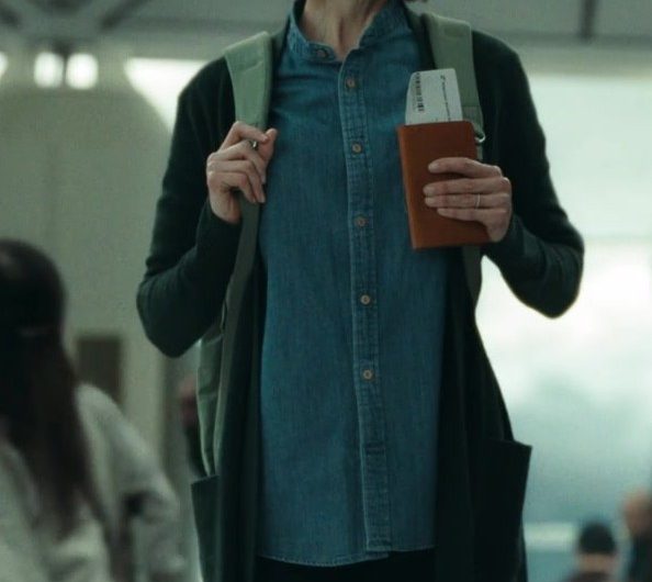 Long Green Cardigan of Nicole Kidman as Margaret Woo