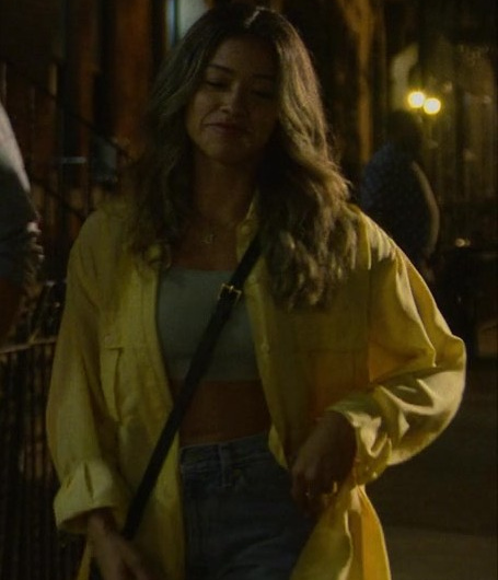 Oversized Yellow Shirt Worn by Gina Rodriguez as Mack
