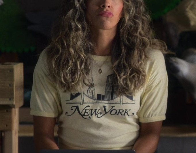 New York City Skyline Graphic Tee Worn by Gina Rodriguez as Mack