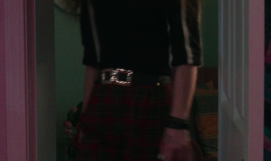 Black and Red Plaid Pants of Kathryn Newton as Lisa Swallows